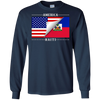 Image of American Haitian Flag Stars T-Shirt Great Gift Tee