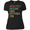 Image of Absolutely Awesome Since September 2008 10th Birthday Shirt