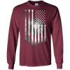 Image of Drapeau Américain Vintage Baseball Drapeau T-Shirt, Papa, Maman, Enfant T