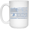 Image of American Beekeeper United States Flag Gift T-Shirt