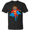 Image of African American Girl Super Hero Kids T Shirt