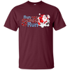 Image of Santa Running Shirt-Funny Merry Christmas & Holiday T shirt