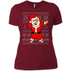 Image of Akita Dabbing Santa Claus Merry Xmas Japanese