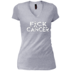 Image of AfhhF Women's Fuck Cancer Summer Short Sleeve T-Shirt Casual Tees