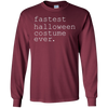 Image of "fastest halloween costume ever." Holiday Long Sleeve Shirt