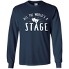 Image of All the World's a Stage Drama Masks Theatre T-Shirt