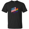 Image of American Gay Flag Shirt, LGBT America Pride, 4th of July Tee