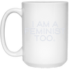 Image of 'I Am A Feminist Too' Long Sleeve Shirt