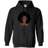 Image of Afro Art Natural Hair T-Shirt for Black Women