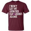 Image of Alzheimer's Awareness Shirt For Godmother Purple Ribbon Tee