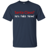 Image of Santa Fake News T-Shirt Trump Joke Funny Christmas Gift