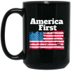 Image of America First Patriotic TShirt Men Women Youth