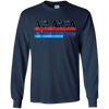 Image of Atlanta, Georgia 1980s Vintage Style USA Colours T Shirt