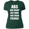 Image of Abs Are Great Funny Polish Food Pierogi Poland T-shirt Tee