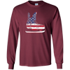 Image of American Flag Shirt Patriotic Ice Hockey Skate Vintage Gift