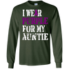 Image of Alzheimer's Awareness T-shirt I Wear Purple For My Auntie