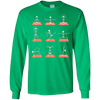 Image of Christmas Skeleton Yoga Pose Shirt Exercise Work Out
