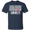 Image of ABUELO Fishing Shirt with Patriotic Flag - Fishing Dad Gifts