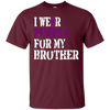 Image of Alzheimer's Awareness T-shirt I Wear Purple For My Brother