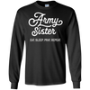 Image of Army Sister Eat Sleep Pray Repeat Shirt