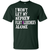Image of Alzheimer's Awareness Shirt For Nephews Purple Ribbon Tee