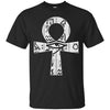 Image of African Pride Tee Shirts Ankh Black Pride Clothing