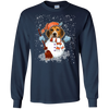 Image of Christmas Snowman Beagle Funny T-shirt