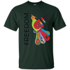 Image of "Freedom" Bright Colorful Bird Diversity Unity T-Shirt