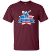 Image of 4th of July Uncle Sam Dab T-Shirt - Funny Uncle Sam Dab Tee