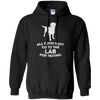 Image of All Food Must Go To The Lab For Testing Black Lab T-Shirt