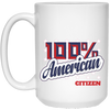 Image of 100% American Citizen T-Shirt Citizenship Day Cute Gift