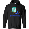 Image of Apraxia Awareness Blue Ribbon Owl Kids T-Shirt