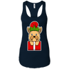 Image of Christmas Yorkshire Terrier Dog T-Shirt, Puppy Xmas Gift