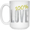 Image of 100% Love Lovely Design Fun Shirt