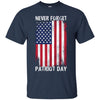 Image of American Flag Never Forget 9/11 T-Shirt - Patriot Day Tee