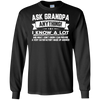 Image of Ask Grandpa Anything Funny Father's Day T-Shirt Gift Smart