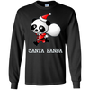 Image of Santa Panda T-shirt de Noël mignon Panda Bear