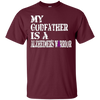 Image of Alzheimer's Awareness Shirt For Godfathers Purple Ribbon Tee