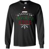 Image of Santa's Favorite Nurse Holiday Christmas Nursing T-Shirt