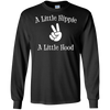 Image of A Little Hippie A Little Hood T-Shirt | Funny Care Free Tee