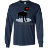 Image of 'I Lab You Very Much' Valentine's Day Black Labrador Shirt