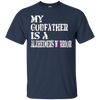 Image of Alzheimer's Awareness Shirt For Godfathers Purple Ribbon Tee
