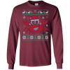 Image of Santa Claws Festive Crab Ugly Christmas Sweater T-Shirt