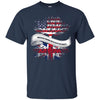 Image of American Grown With British Roots T-Shirt Great Gift Tee