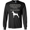 Image of Le long est venu mon tee-shirt d'amusement de doberman pour les amants de chien