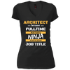Image of Architect Ninja Job Career Gift T Shirt Student Occupation