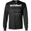 Image of T Shirt de définition d’architecte - Tee-shirt cadeau d’emploi drôle
