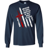 Image of American By Birth Christian By Faith Nurse T-shirt