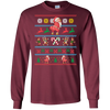 Image of Santa Twerking T-Shirt Funny Elf Floss Dab Ugly Sweater