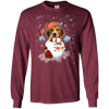 Image of Christmas Snowman Beagle Funny T-shirt